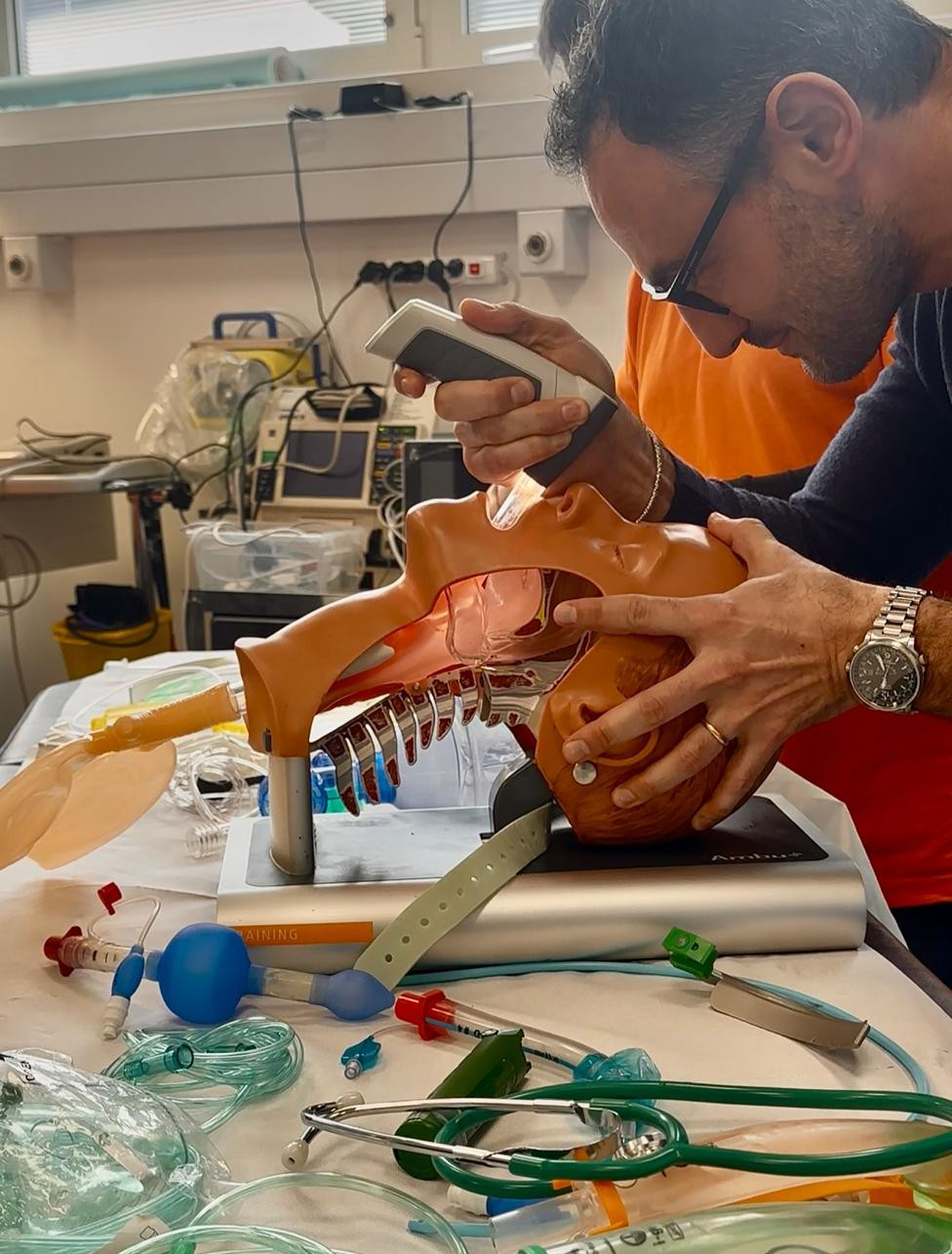 Aula durante un corso di formazione sanitaria